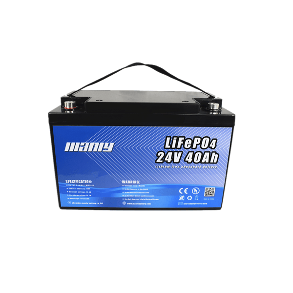 24V 40Ah LiFePo4 Battery - MANLY