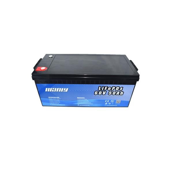 60V 50Ah LiFePO4 Lithium Battery - MANLY