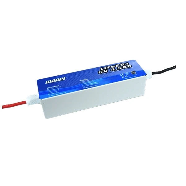 6V 4.5Ah Lithium Battery for solar light