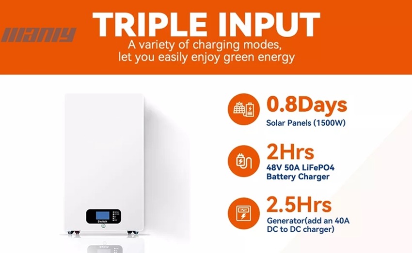 7.5KWH Lithium Battery | wall mounted battery