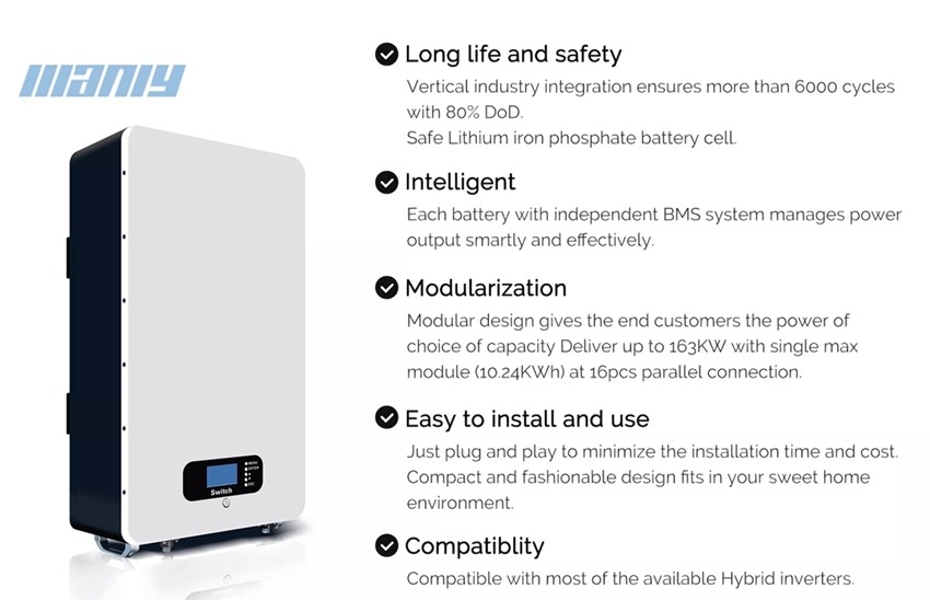 5kwh Battery - 48V 100Ah LiFePO4 Battery Cell - Manly