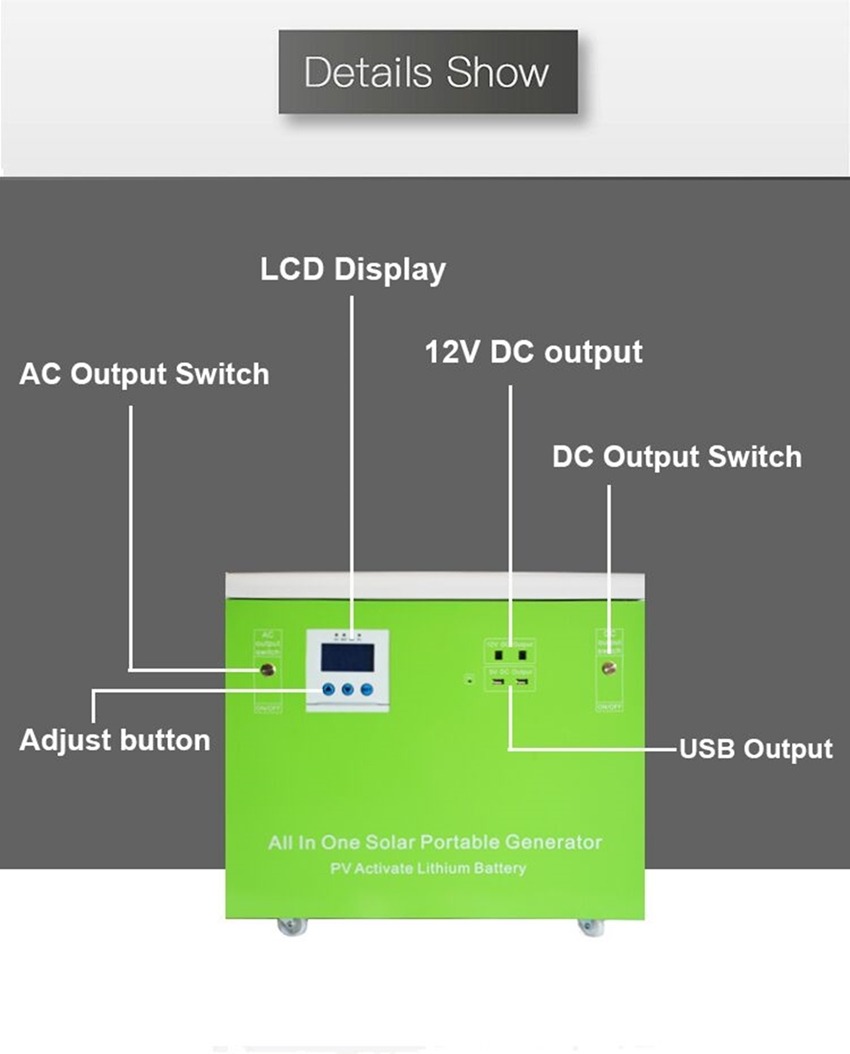 All-in-one power supply is built by 48V 100Ah LiFePO4 battery for home energy storage
