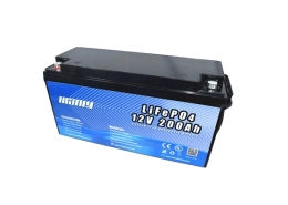 High performance 200Ah battery: 12V 200Ah LiFePo4 Battery