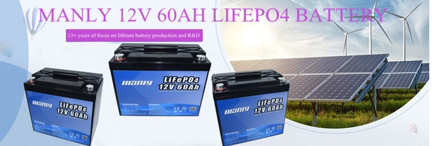 12V 60Ah LiFePO4-Batterie - MANLY-Batterie