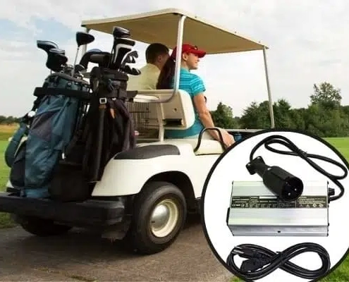 How long to charge golf cart batteries