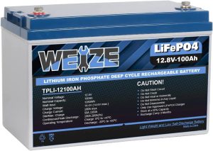 WEIZE LiFePO4 Lithium Battery