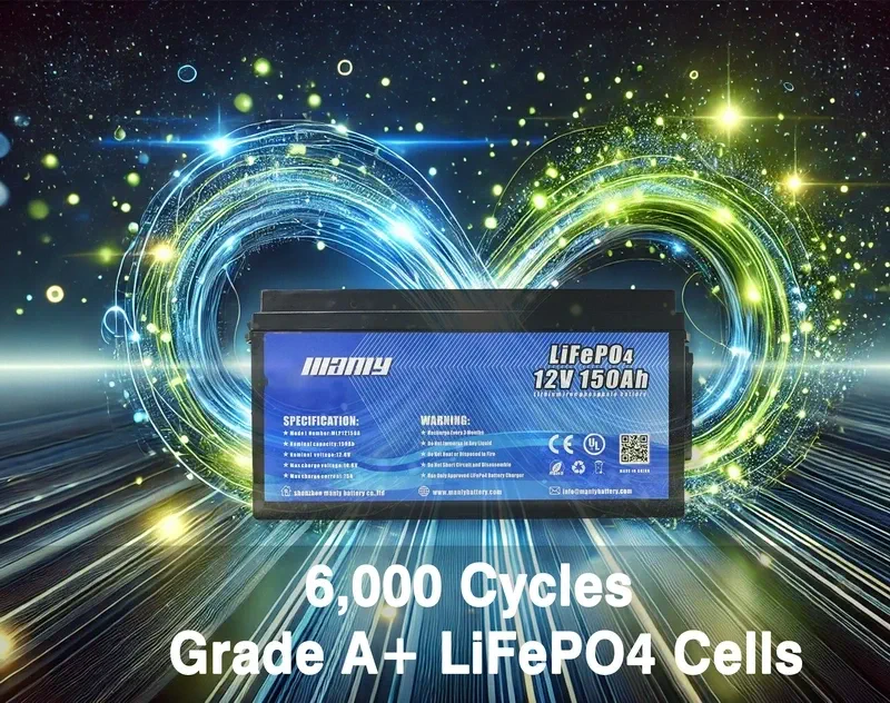 12v 150ah lithium battery lifespan and grade a+ lifepo4 battery cell - manly