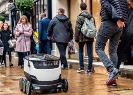 Food delivery robots - manly