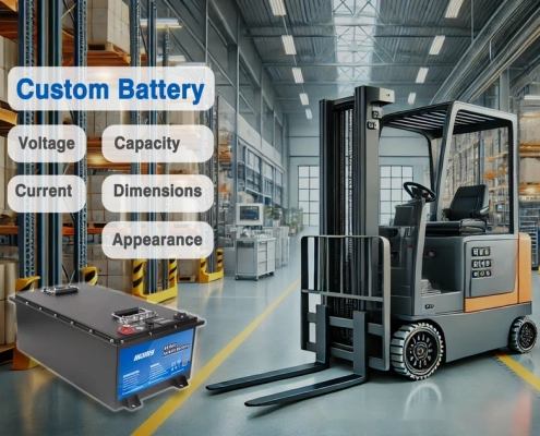 Custom 48v forklift battery - manly