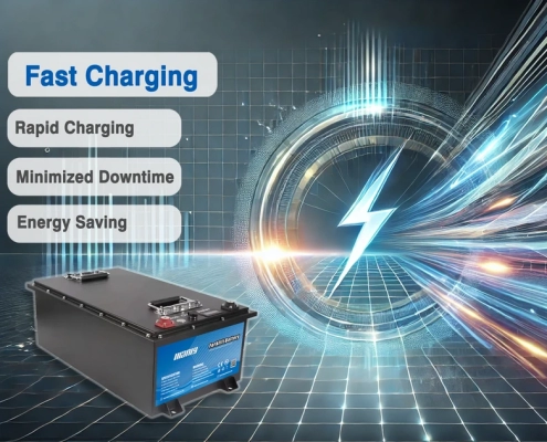 Fast charging - 36 volt forklift battery - manly