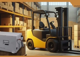 Lithium ion forklift battery - manly