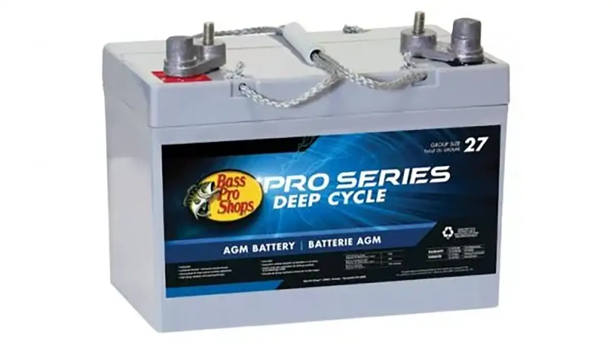 Bass pro shops power series deep cycle agm marine battery - manly