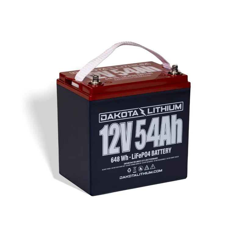 Dakota lithium 12v 54ah lifepo4 deep cycle battery - manly