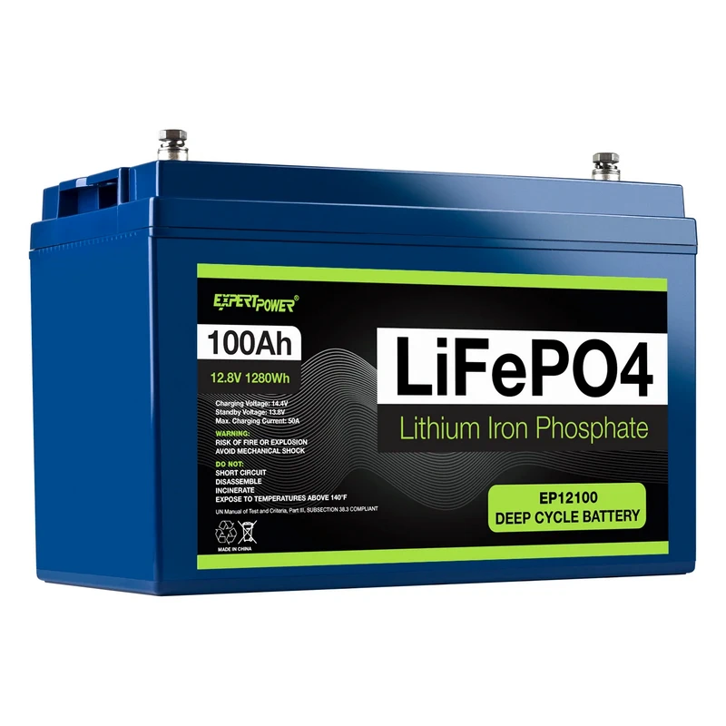 Expertpower 12v 100ah lifepo4 battery - manly