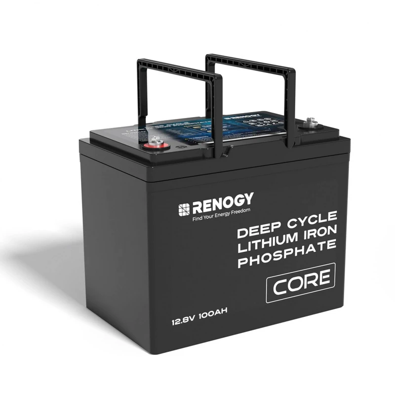 Renogy 12v 100ah lifepo4 deep cycle lithium battery - manly