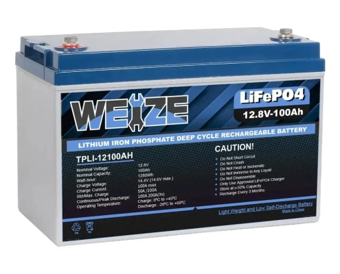 Weize 12v 100ah lithium battery - manly