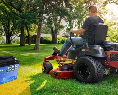 Lawn tractor battery - manly