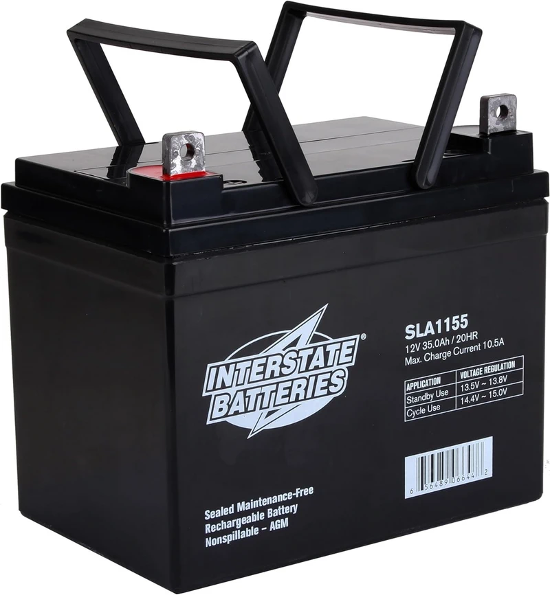 Interstate batteries sla1155 lawn mower replacement battery-riding lawn mower battery - manly