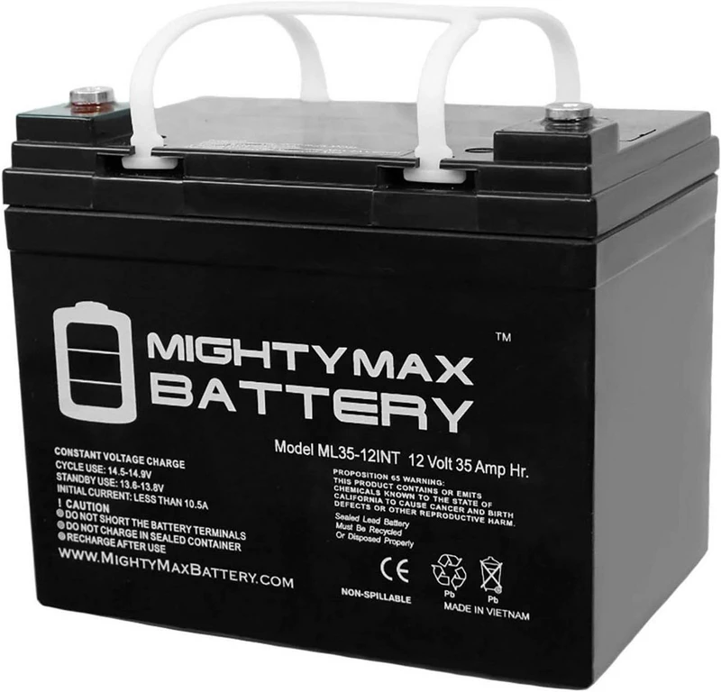 Mighty max battery ml3512 sla battery-riding lawn mower battery - manly