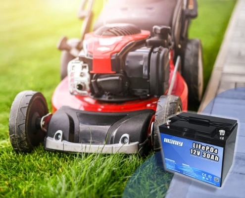 Lawn mower battery - manly