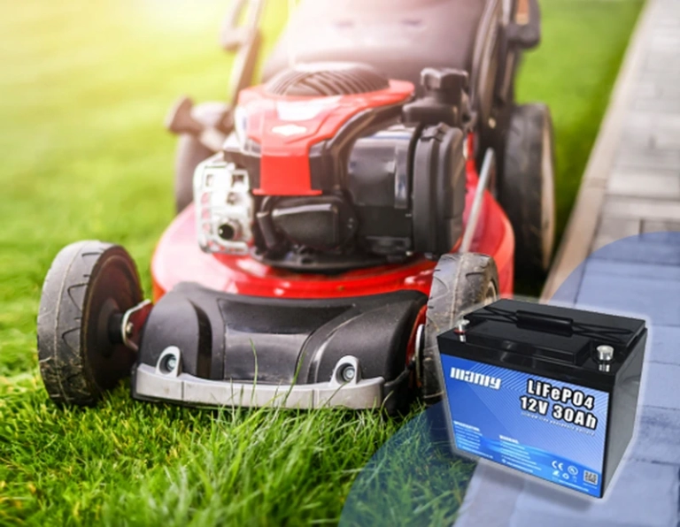 Lawn mower battery