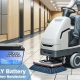 Ride-on floor scrubber battery - manly