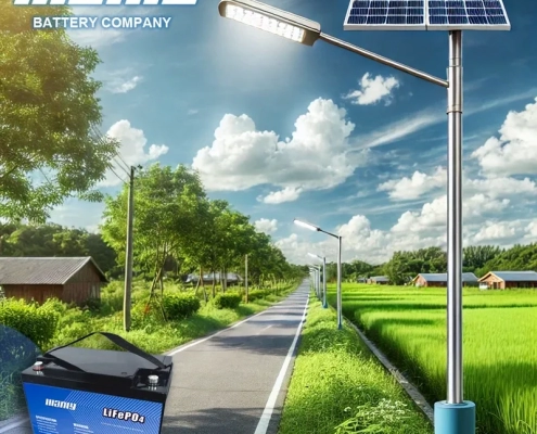 Lithium battery for solar street light - manly