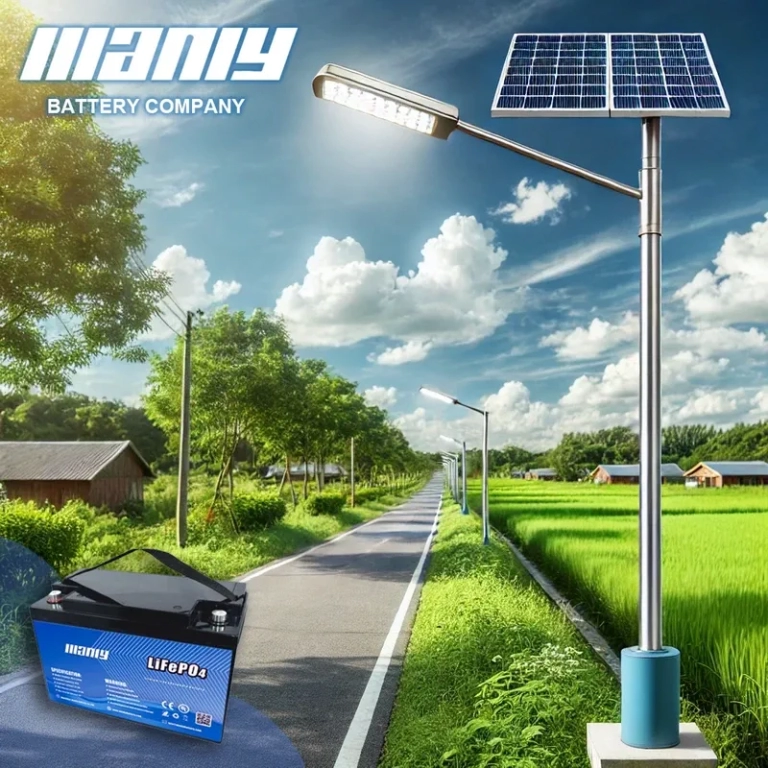 Lithium battery for solar street light