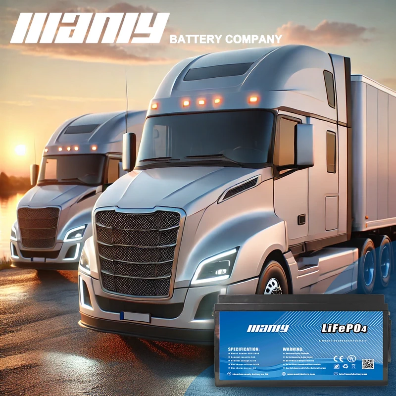 Lithium semi truck batteries - manly