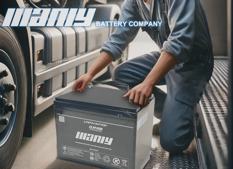 Semi truck battery size​ - manly