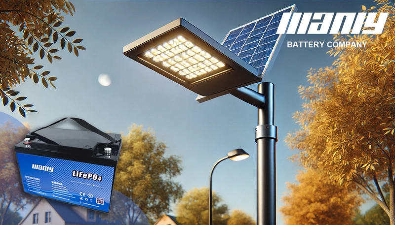 Soalr street light battery - manly