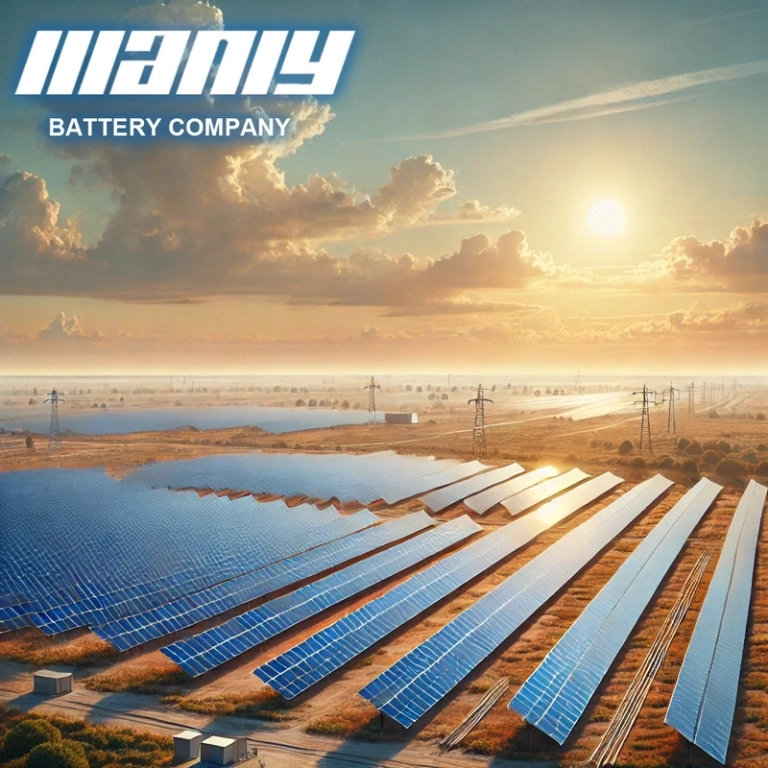 Solar farm in europe - manly battery Solar farm in europe - manly
