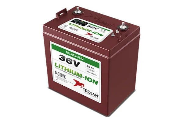 Trojan lithium 36v 45ah golf cart battery - manly