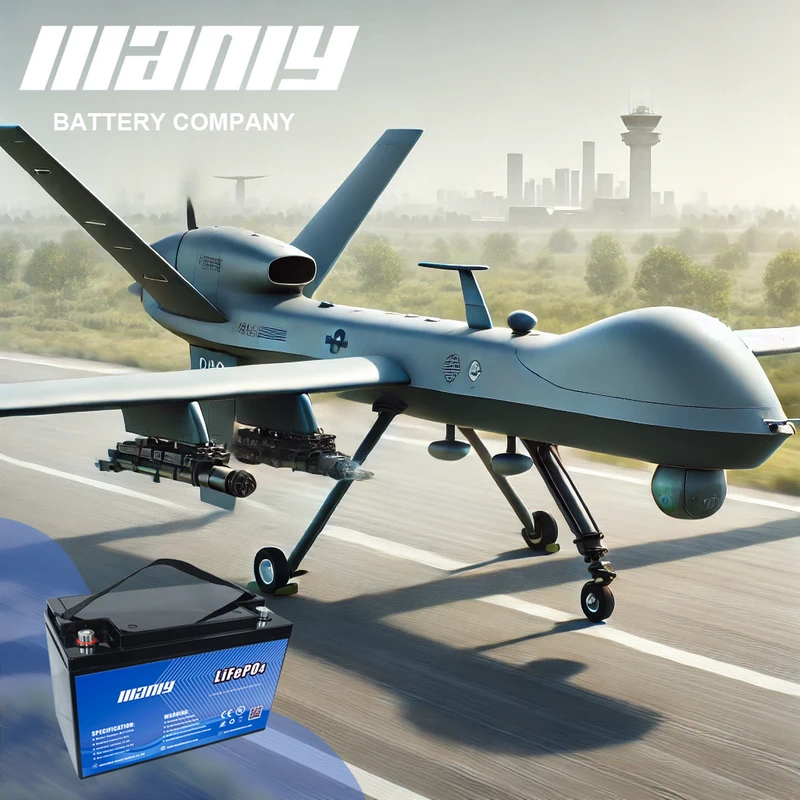 Unmanned aerial vehicles uavs and drones - military battery - manly