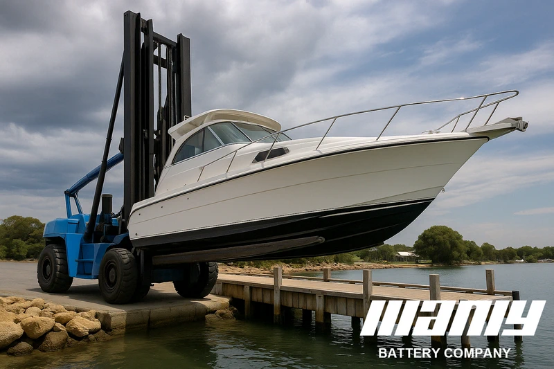 Boat forklift Boat forklift