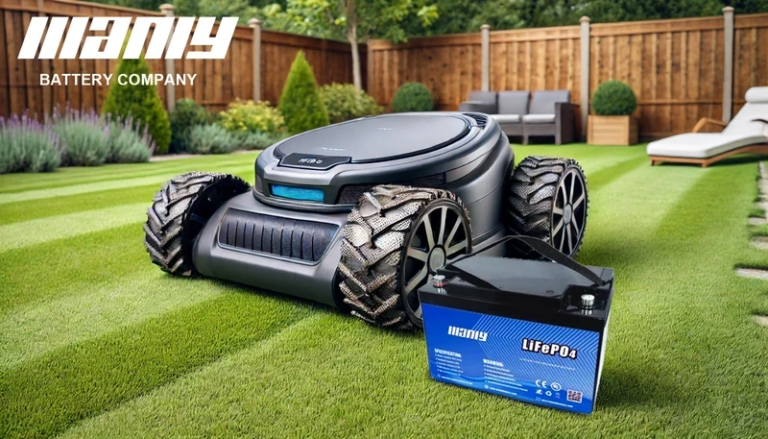 Robot lawn mower - power by lithium battery