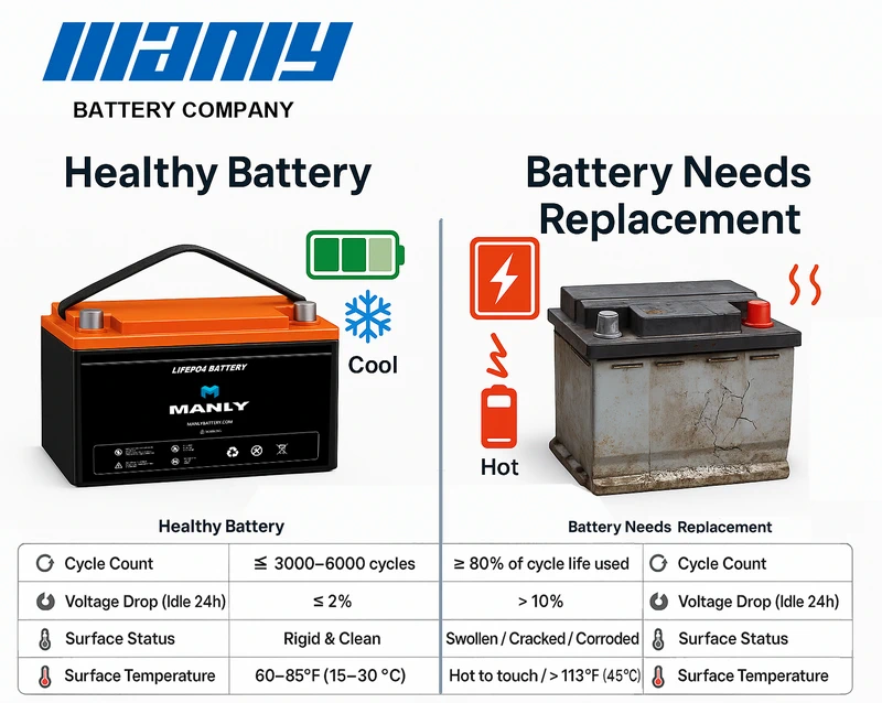 Lithium rv battery needs replacing