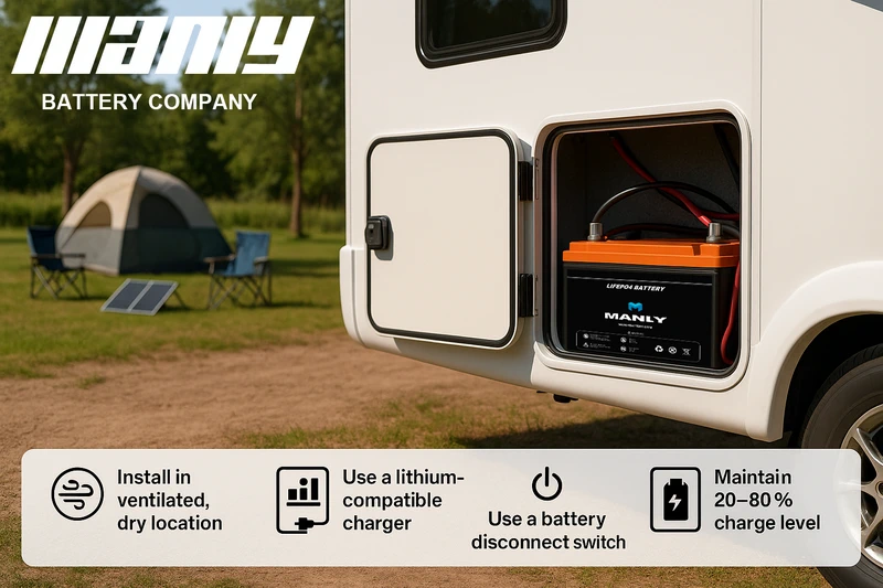 Tips for extending the life of lithium rv batteries