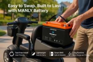 Best lithium battery for mobility scooter​ - manly