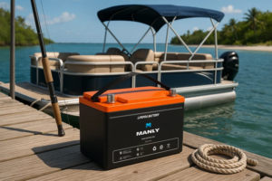 What size battery for pontoon boat - manly