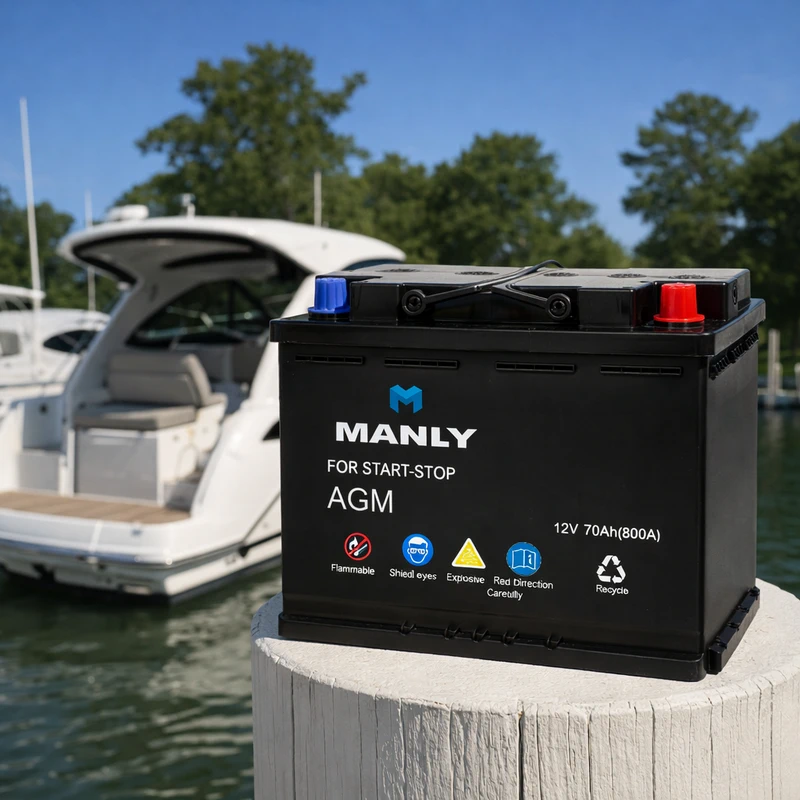 Produttore affidabile di batterie marine Manly AGM per il progetto
