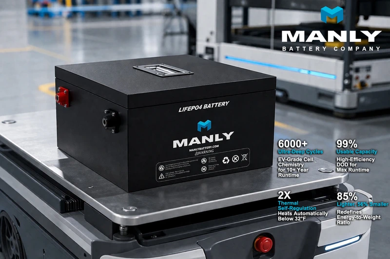 Manly AGV-Batterie, beste Lithium-Batterie für Roboter